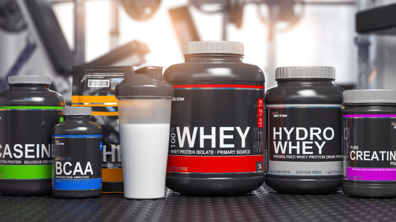 whey protéines en poudre